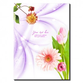 Tranh dán tường Hoa Tuylip